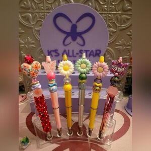 Colorful Custom Pens- Sold Individually. Other colors available